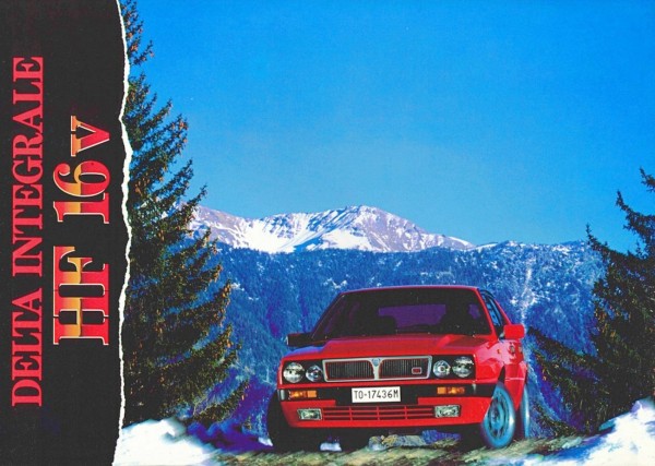 1990 Lancia Delta HF Integrale 16V Brochure Picture